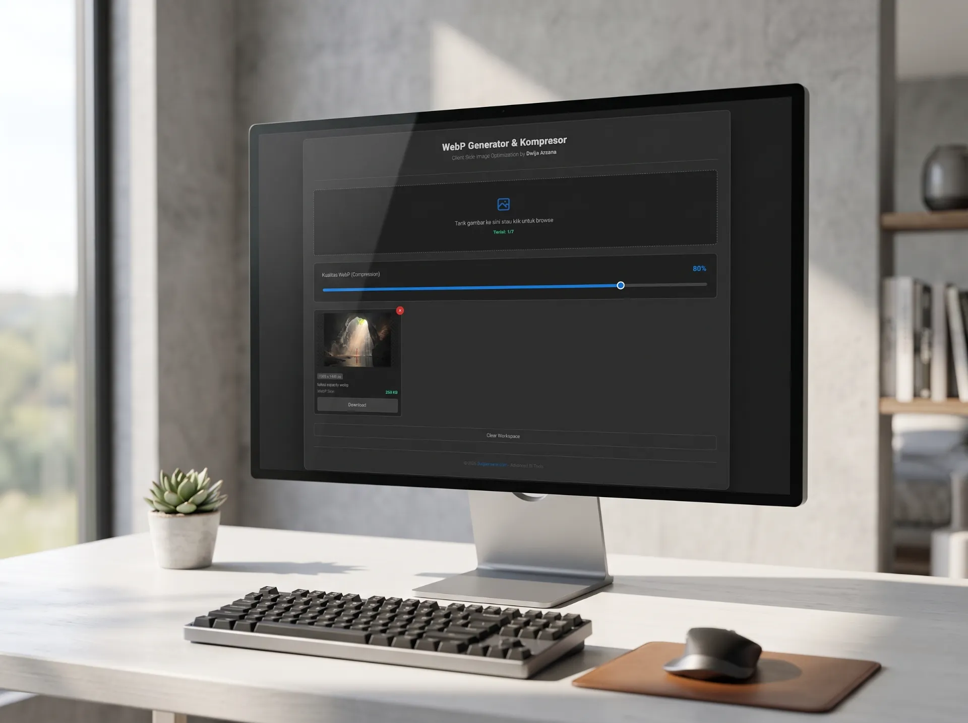 Selesai dalam Hitungan Detik: Alasan Saya Bikin WebP Compressor Sendiri