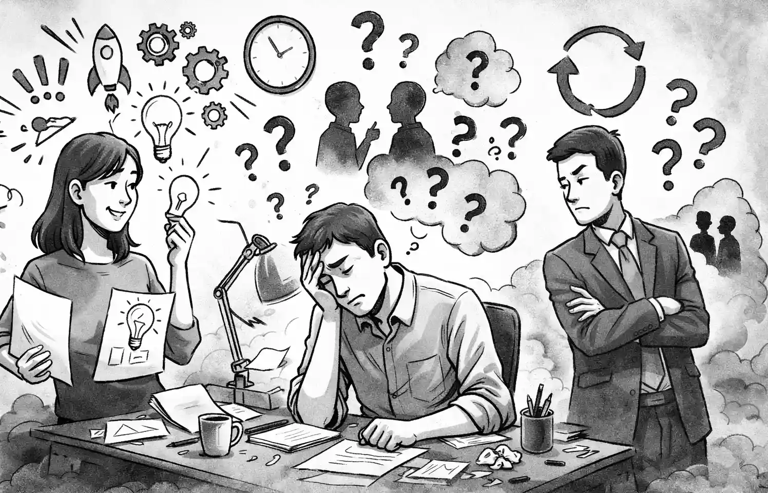 Dunia Tidak Kekurangan Ide, Hanya Pengambil Keputusan.